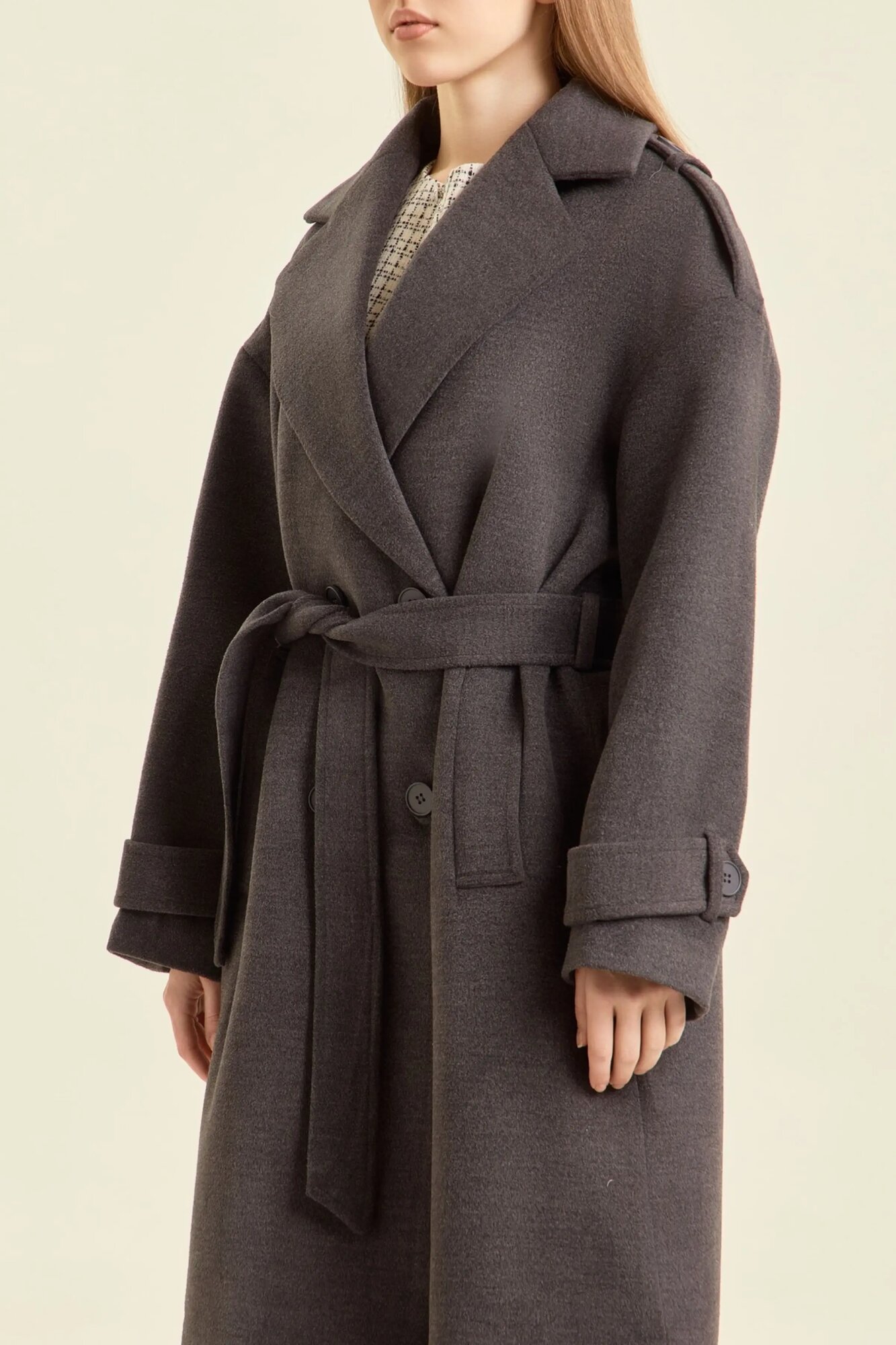 Пальто Selfie, размер S, серый — фото 1