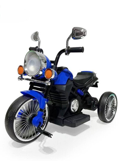 Электромотоцикл, на аккумуляторе 12В, 7А, максимальная нагрузка 35кг, до 6км/ч — фото 1