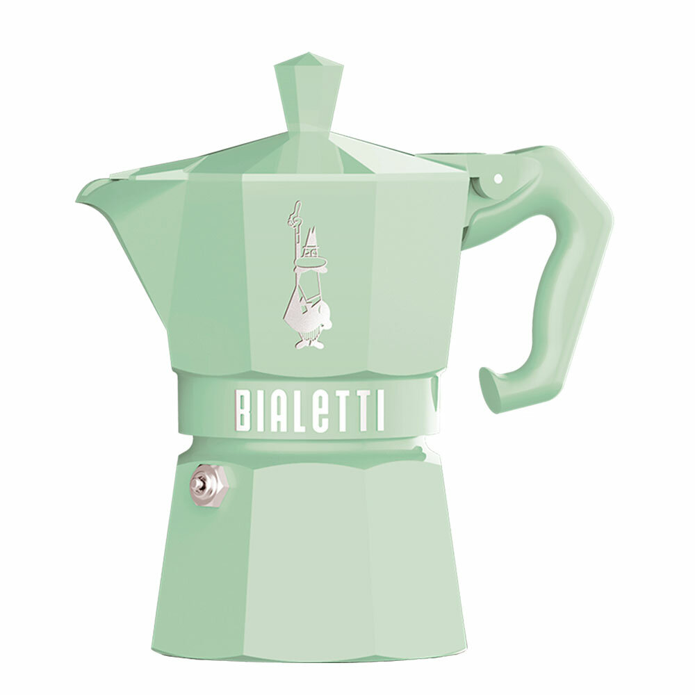 Гейзерная кофеварка Bialetti Moka Express Exclusive Green 9058 6 чашек
