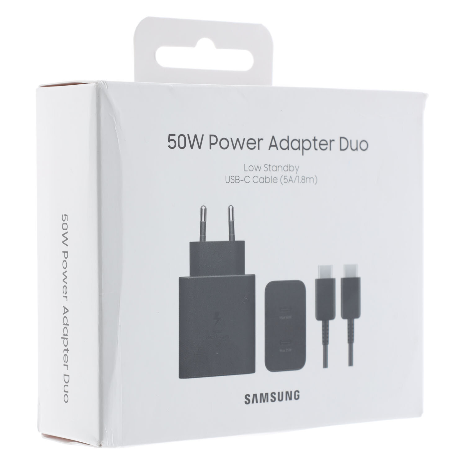 Зарядка Samsung 50w T5020 оригинальный блок питания 2 порта type-c с кабелем