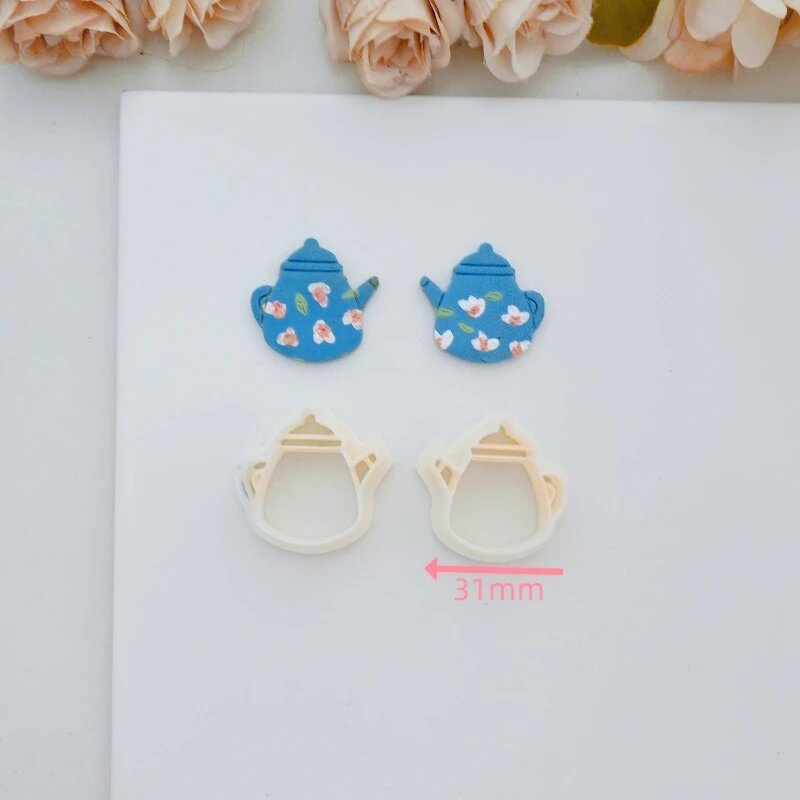 Формы для резки из ПЛА для полимерной глины, 06-2PCS