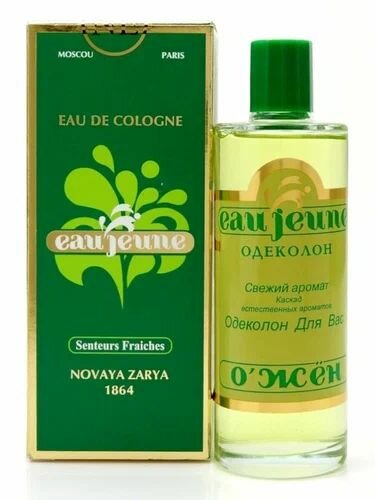 Новая Заря Одеколон ОЖен - Eau Jeune в футляре 100 мл