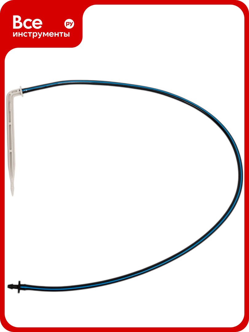 Набор капельниц для полива Г-образных с трубкой и адаптером Green Helper GN-446