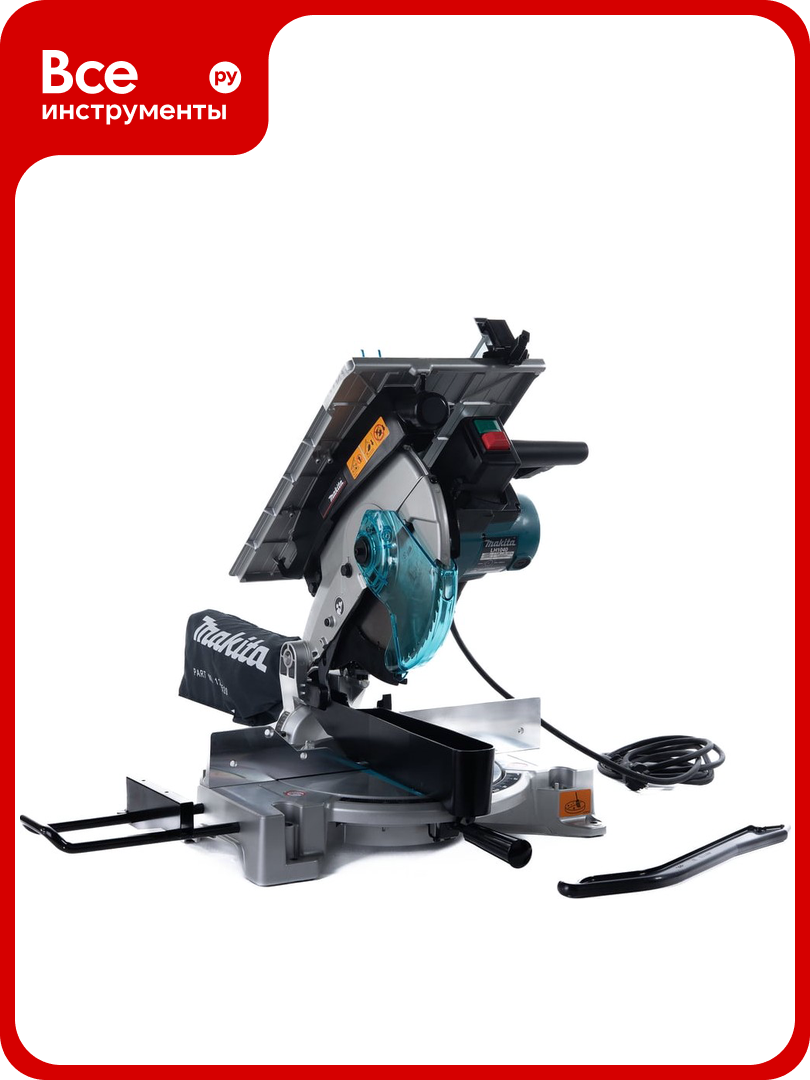 Торцовочная пила комбинированная Makita LH1040, с протяжкой, 1650Вт, диск 260мм