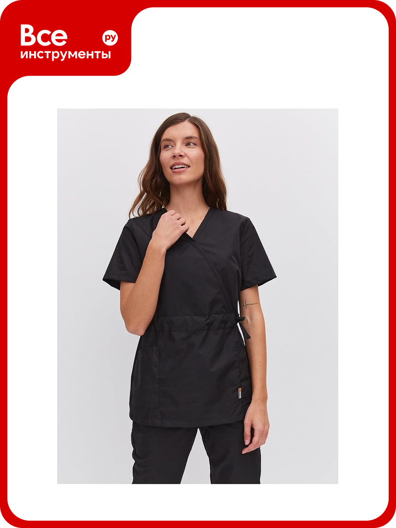 Блуза женская ООО ГУП Бисер Аура черный размер 52-54 рост 170-176 4660391413030