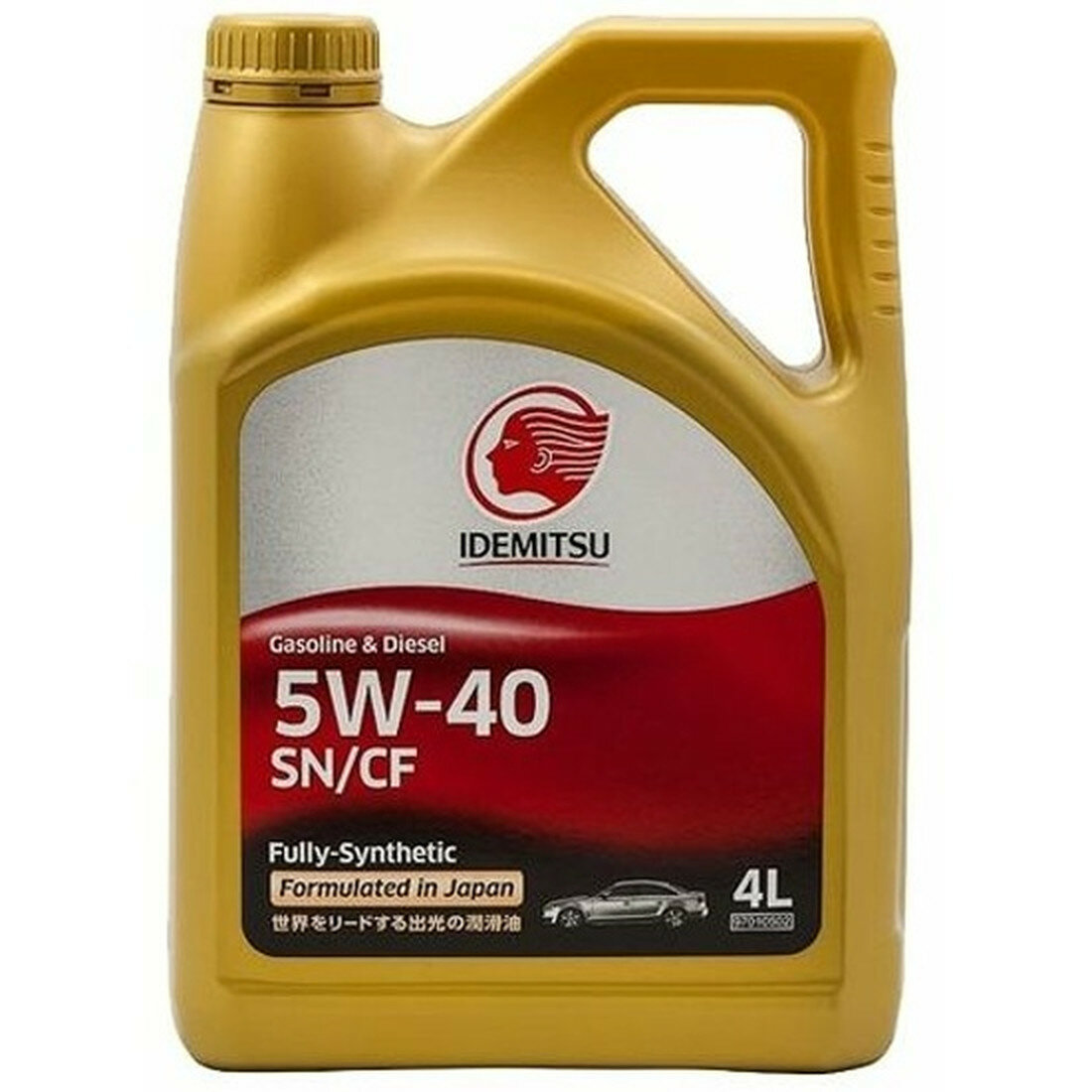 Моторное масло Idemitsu SN/CF 5W-40 синтетическое 4 л, 1126275