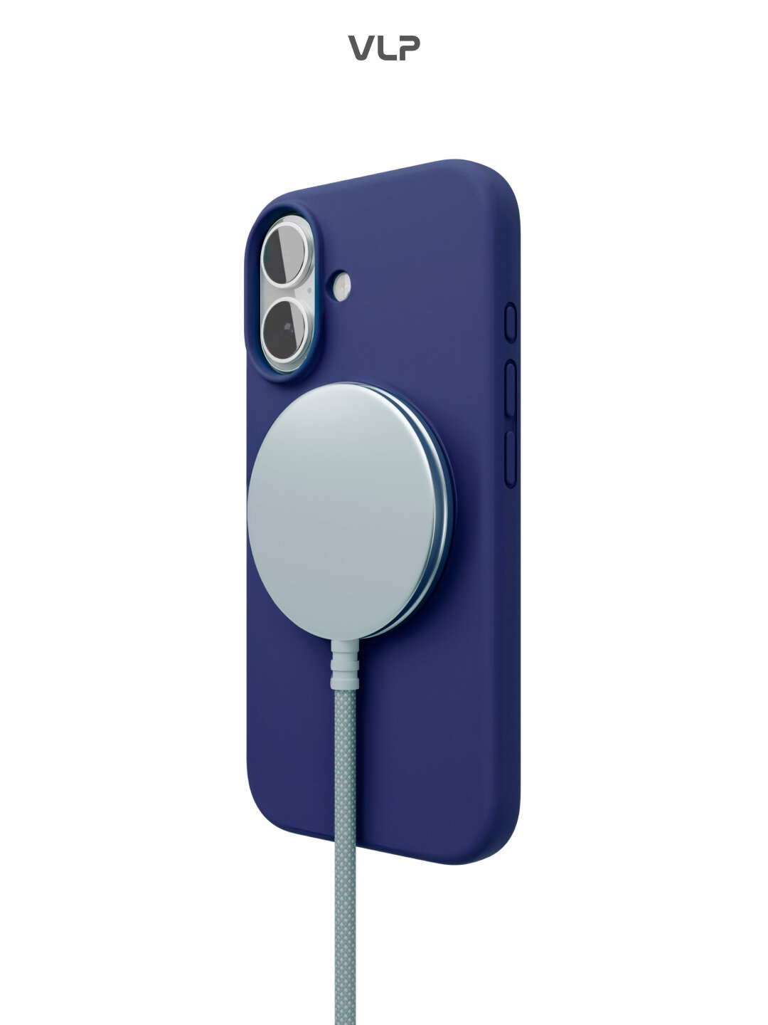 Чехол защитный VLP Aster Case с MagSafe для iPhone 16, ультрамарин — фото 1