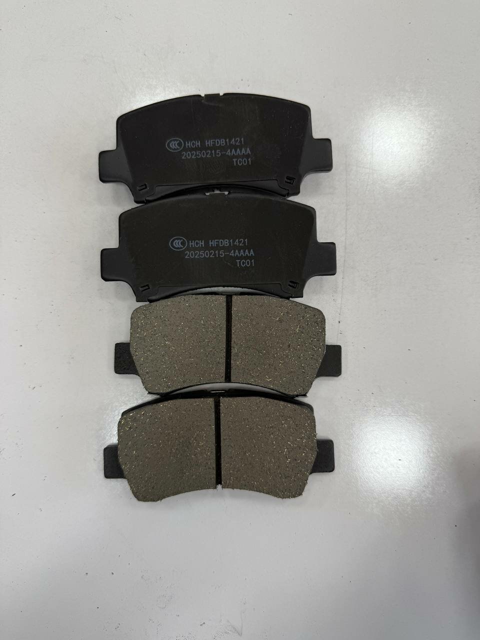 Тормозные колодки CHE MA CHI, для Chery A1, Suzuki Solio, передние, 4 шт, черные — фото 1