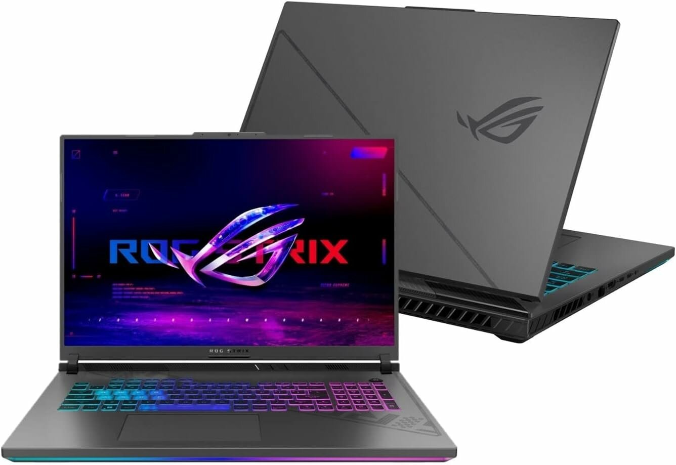 Игровой ноутбук Asus ROG Strix Scar G18 G814JVR AI, i9-14900HX, RTX4060, 16ГБ/1ТБ, 240hz 18'