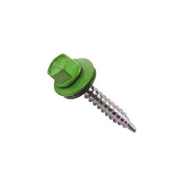 Саморезы кровельные сверло 4,8х19 RAL6005 (1кг) зеленый мох