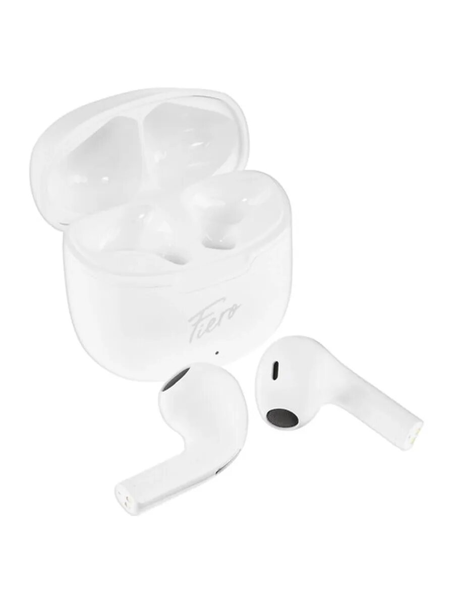 Наушники TWS Fiero "Meteor U1pro", белые, Bluetooth 5.3, вкладыши