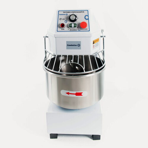 Изображение товара Тестомес Foodatlas HS-20A, спиральный, Eco, электронное управление, 220 В, 1.1 кВт