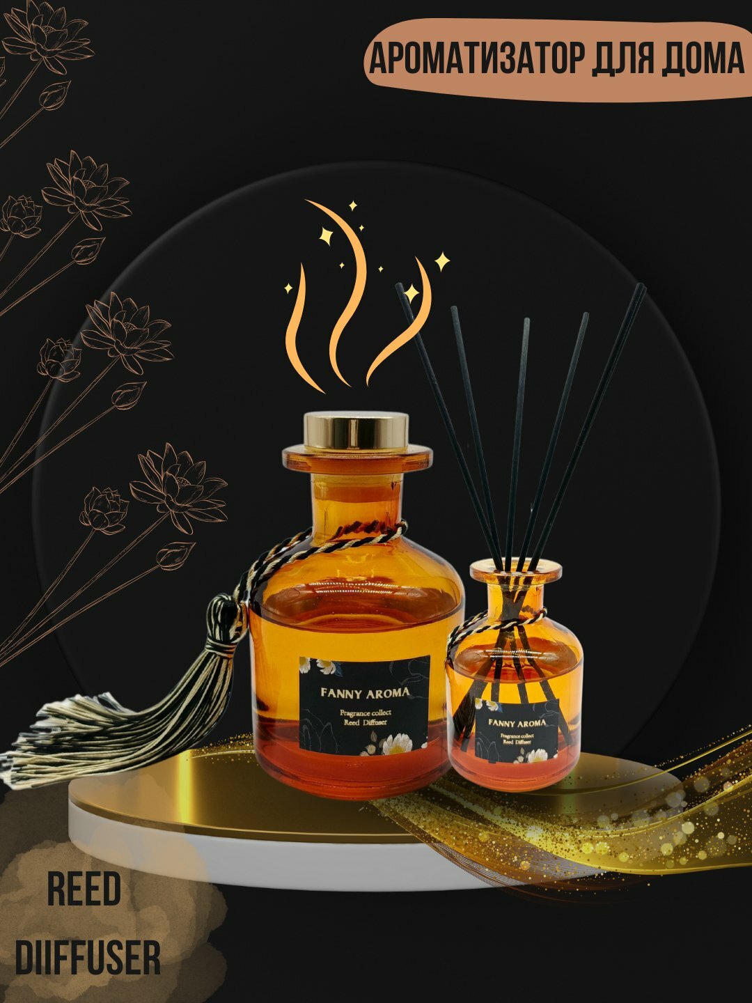 Ароматизатор "Darjeering Tea" FANNY AROMA, для дома и офиса, 100мл