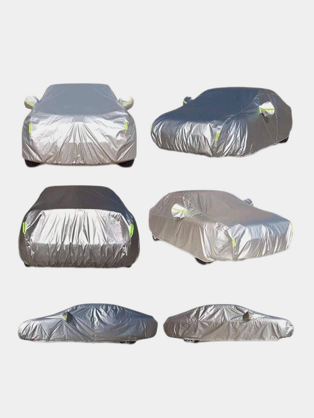 Защитный тент-чехол для автомобилей, с сумкой, с молнией на двери — фото 1