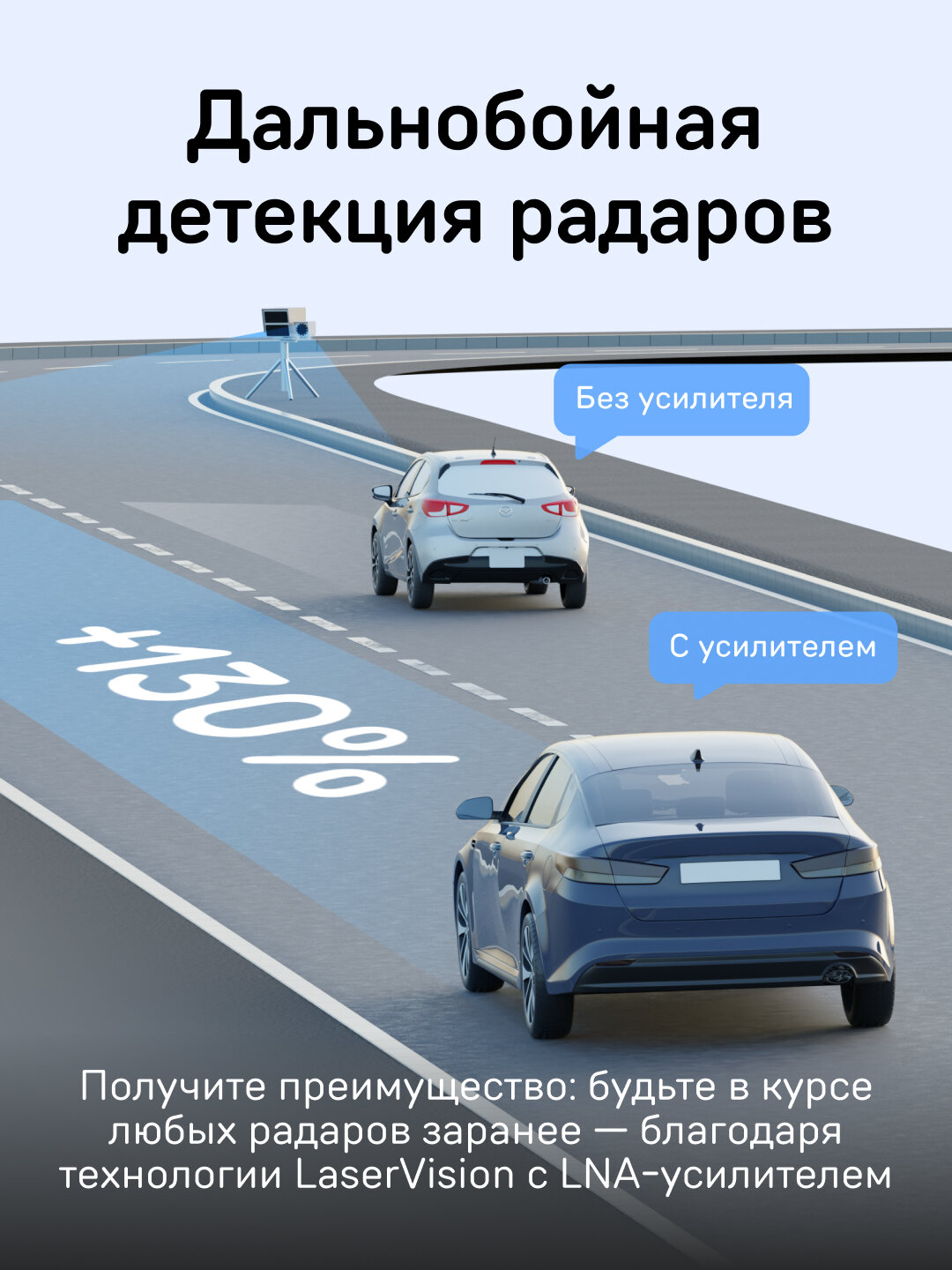 Видеорегистратор-зеркало iBOX Range с радар-детектором — фото 1