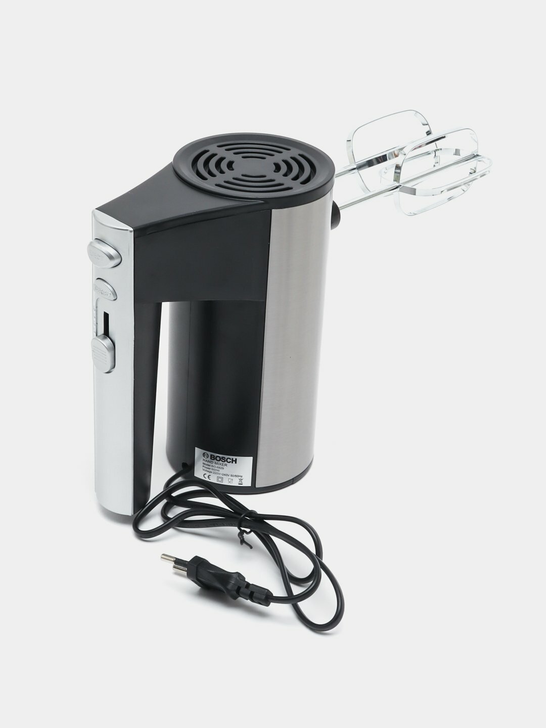 Миксер BOSCH BO-6829, ручная, 5 скоростей, мощность 450Вт, турбо режим, 2 насадки