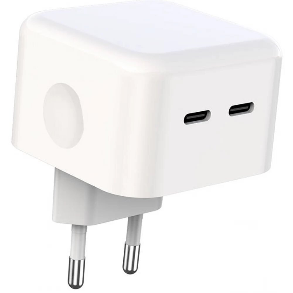 Быстрое сетевое зарядное устройство XO L102, 35 Вт, USB-C для смартфонов и планшетов, белое
