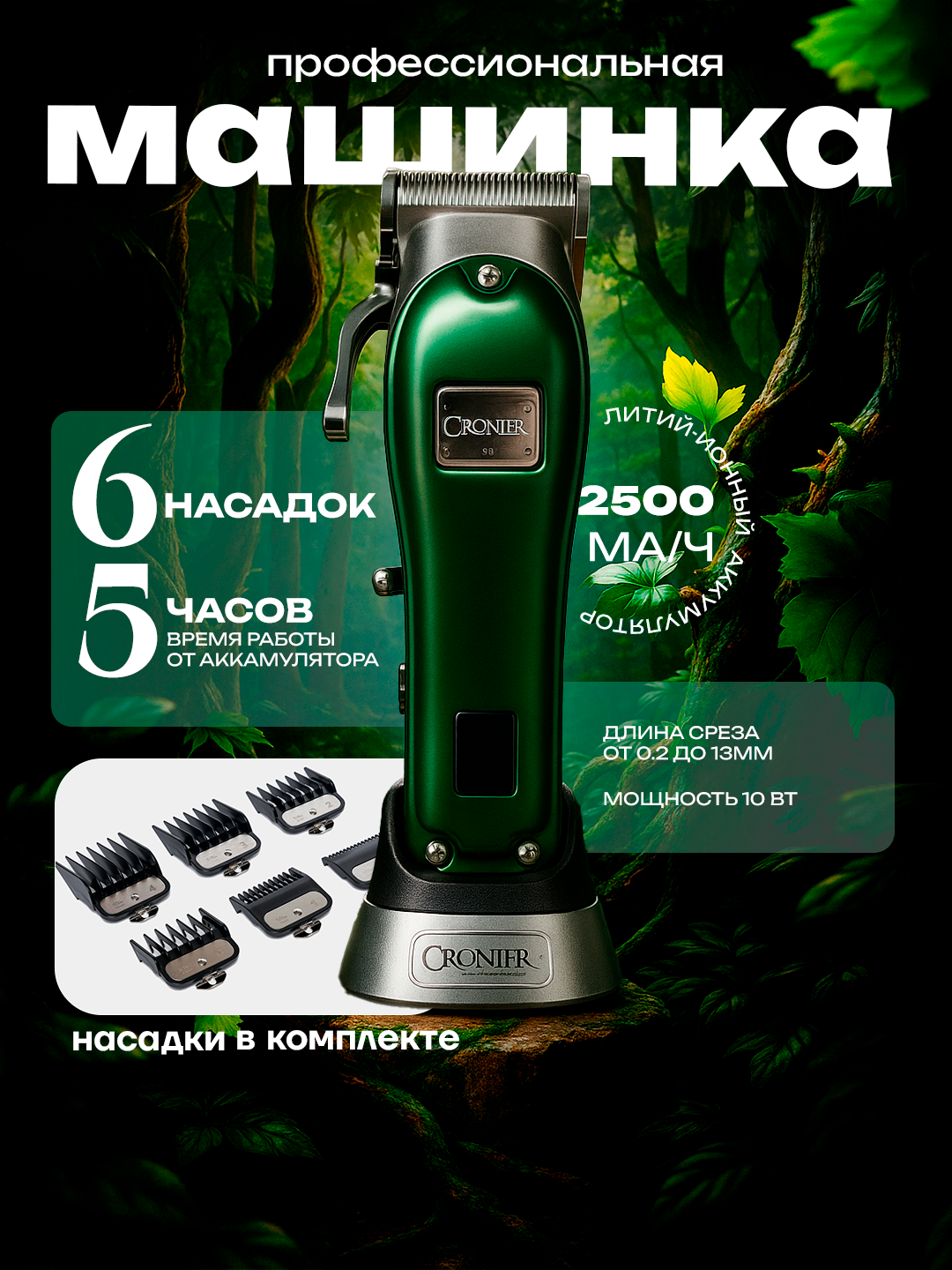 Cronier – профессиональное качество для барбершопов, мощный мотор и долговечная надежность