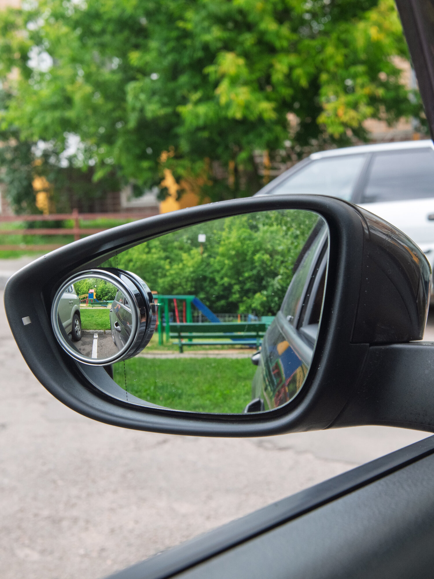 Изображение Зеркало заднего вида в машину слепой зоны дополнительные 2 шт регулируемые диаметр 50мм