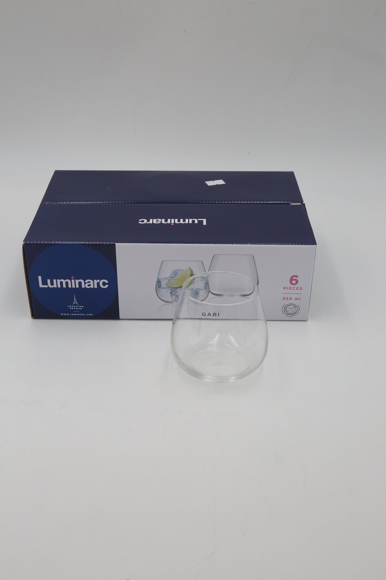 Стакан низкий LUMINARC "габи" Q0084 350мл 6шт 6х4