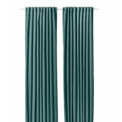 фото Шторы ikea "sanela", 100% хлопок, размер 140 х 300 см, 1 пара икеа