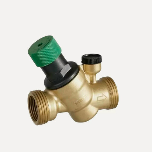 Изображение товара Редуктор давления Vieir BL765, латунь, под манометр, 1/2", автоматический