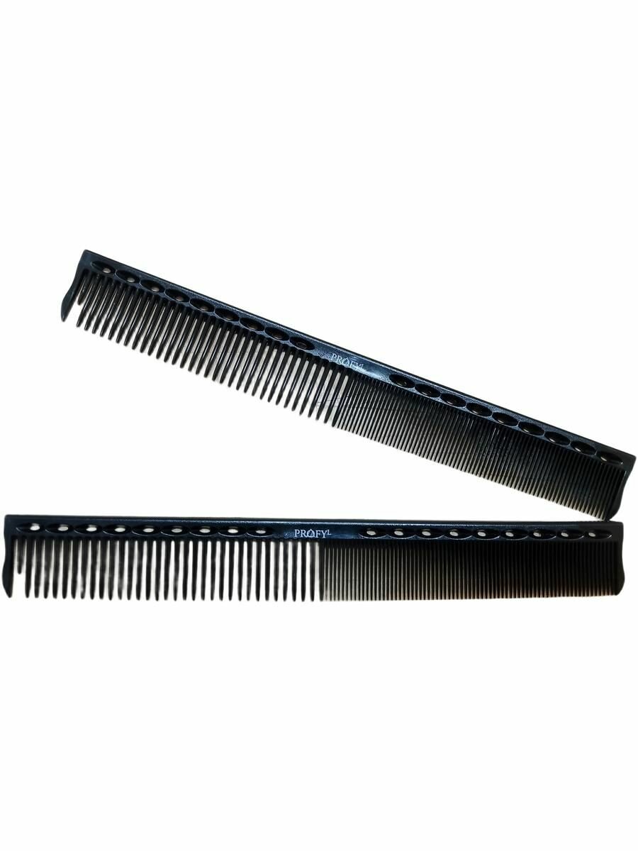 PROFY_L Расческа с разделительным зубцом комбинированная 22 см - 2 штуки