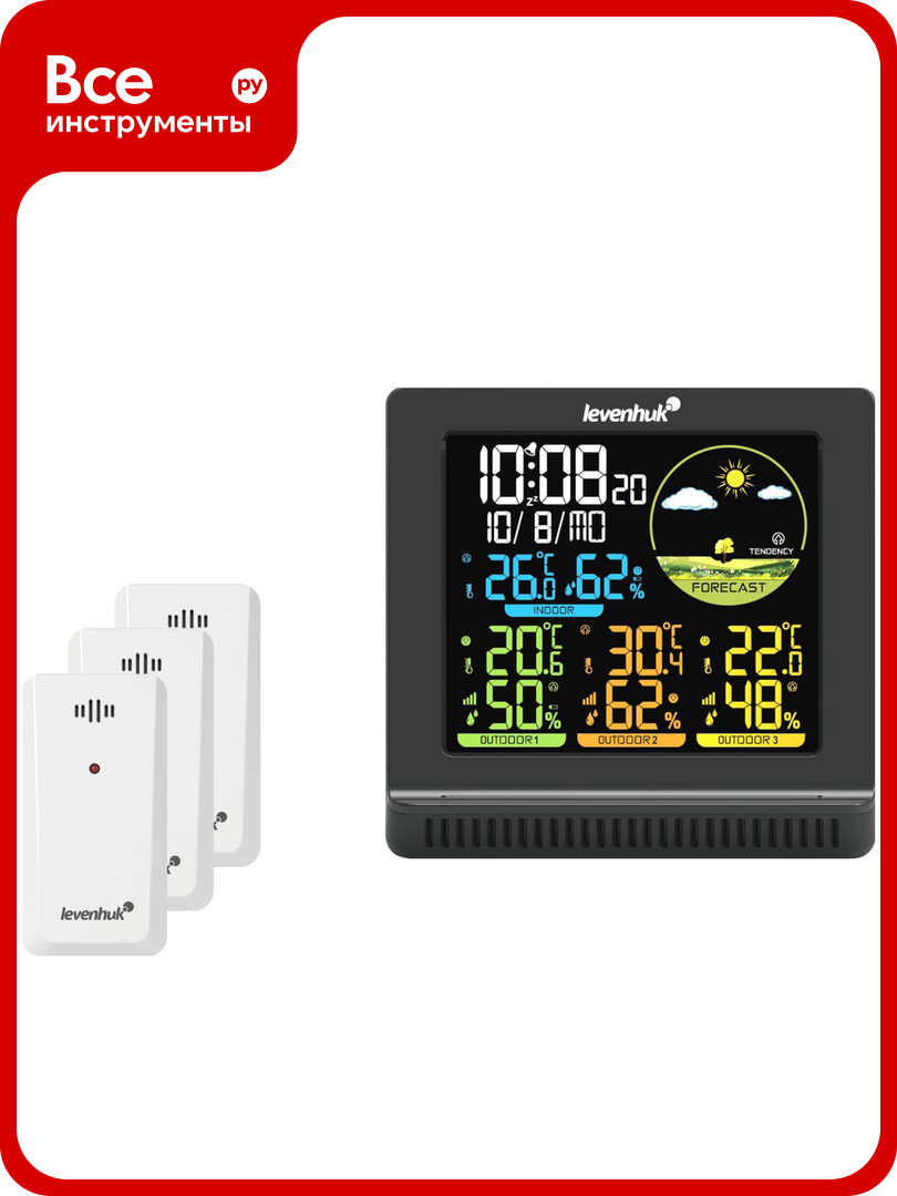 Метеостанция Wezzer PLUS LP40 Levenhuk 78894