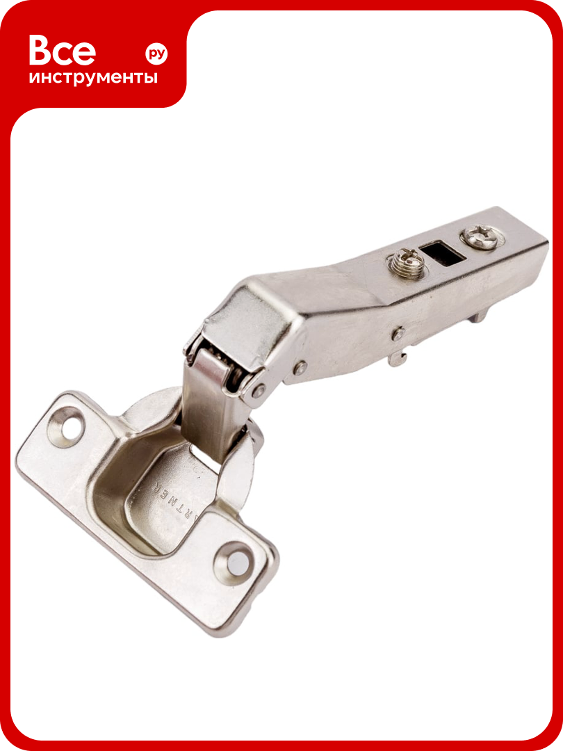 Петля Локри 45 градусов с доводчиком 2 шт. М401-45