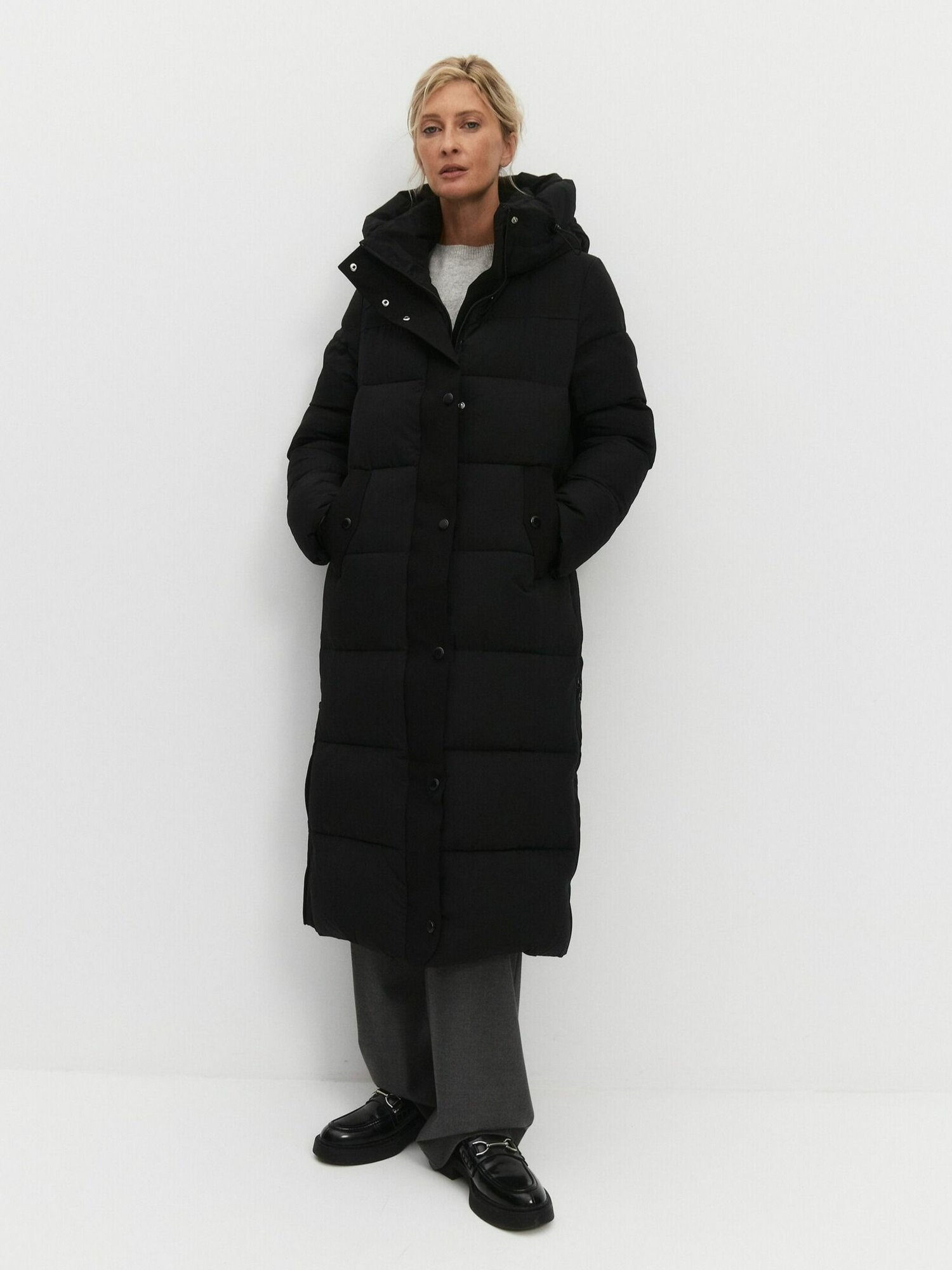 Пуховик TO BE ONE Осень-зима 2025, размер L, черный