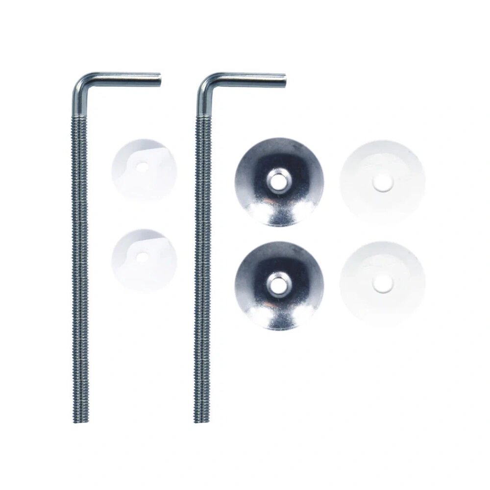 Крепеж для сиденья унитаза MasterProf MasterProf белый/серебристые металлический