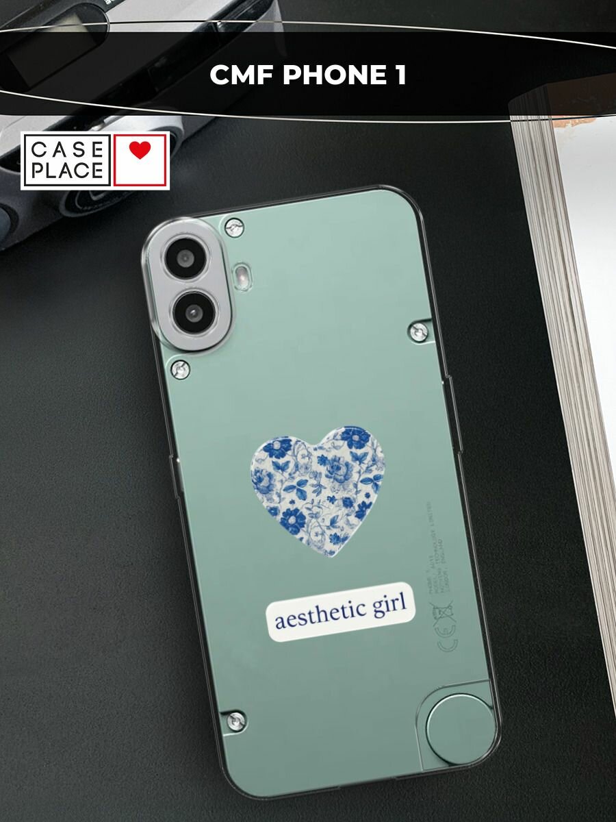 Чехол на CMF Phone 1 / CMF Фон 1 с принтом "Aesthetic girl"