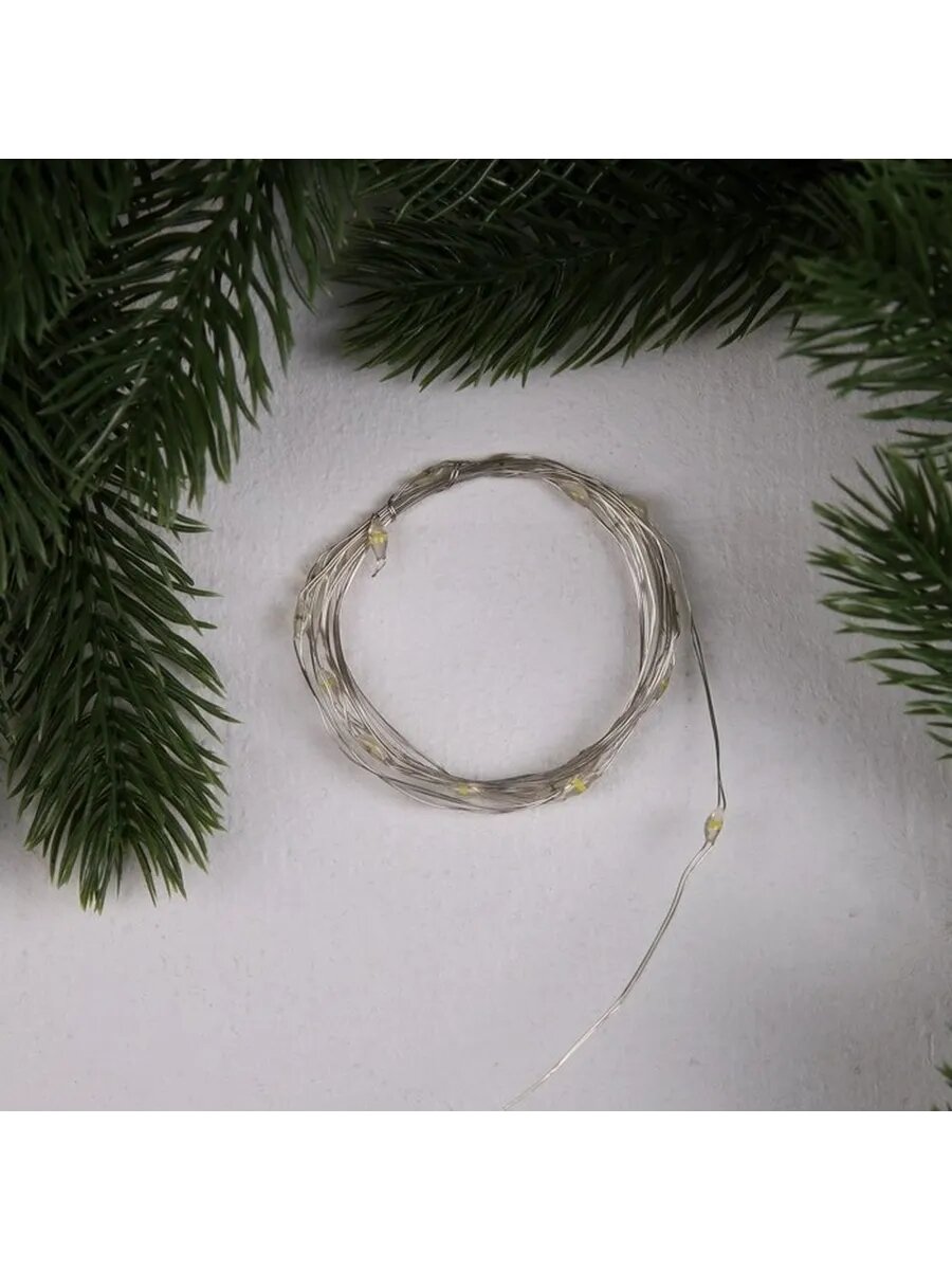 Элегантная гирлянда с эффектом росы, 2 м