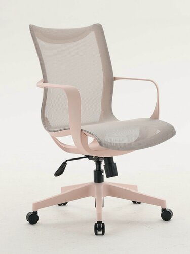 Изображение товара Кресло офисное Askona (Аскона) Banks (Банкс) пудра, сетчатый материал спинки