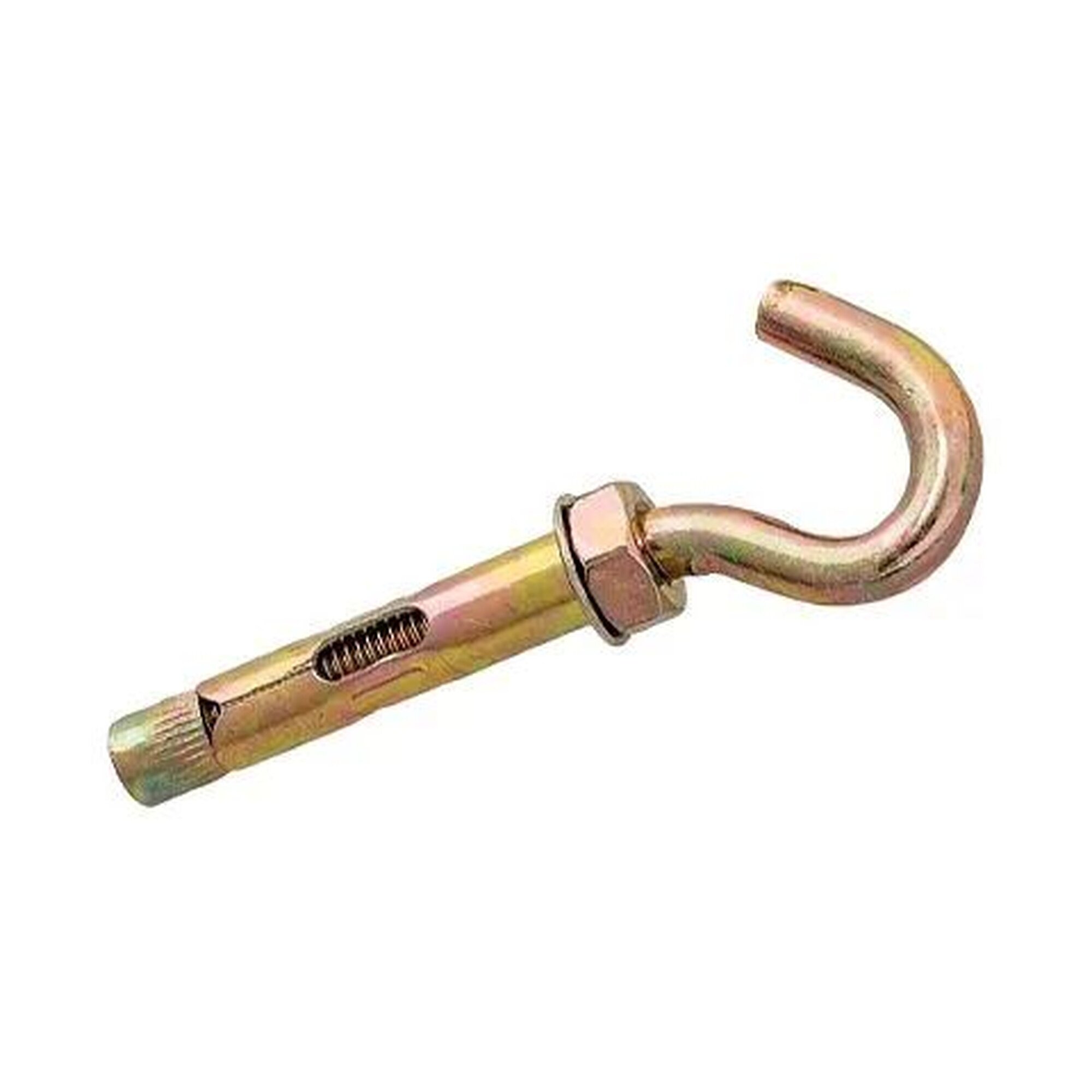 Болты анкерные Шпунтик с крюком оцинкованные сталь 12х70 мм 20 шт