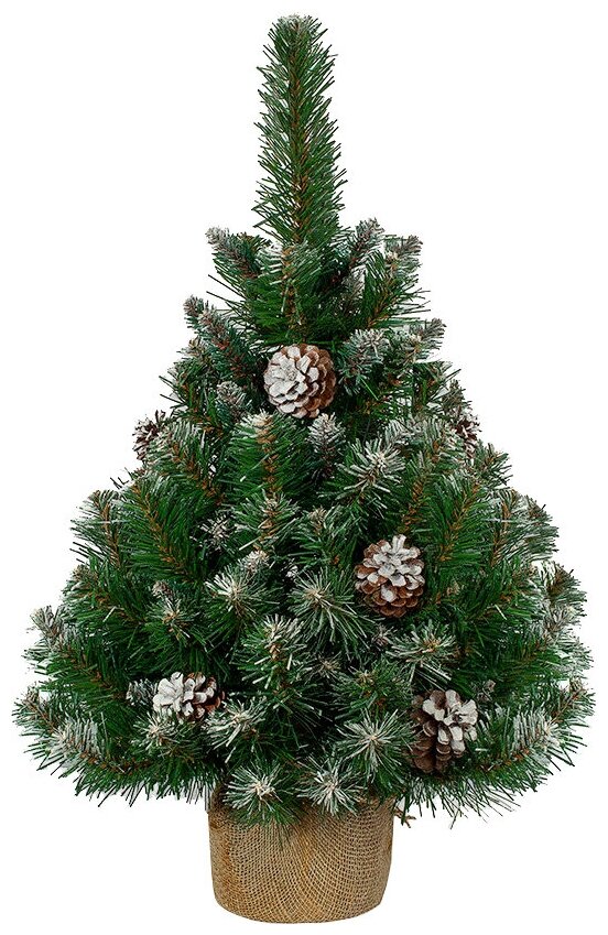 Ель искусственная ЕлкиТорг Снежная королева заснеженная, 60 см — фото 1