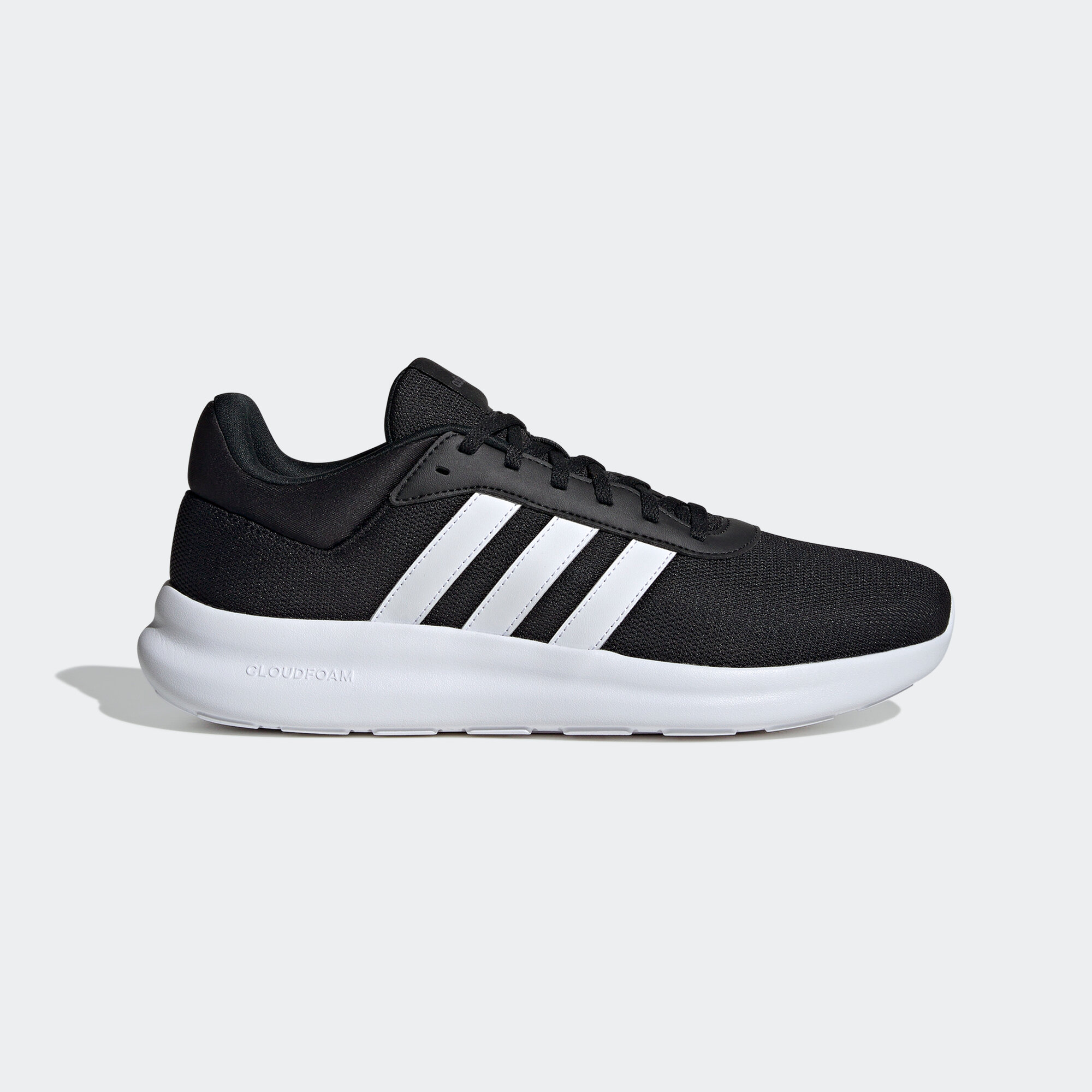 Кроссовки adidas Lite Racer 4.0, размер 9,5 UK, черный/белый