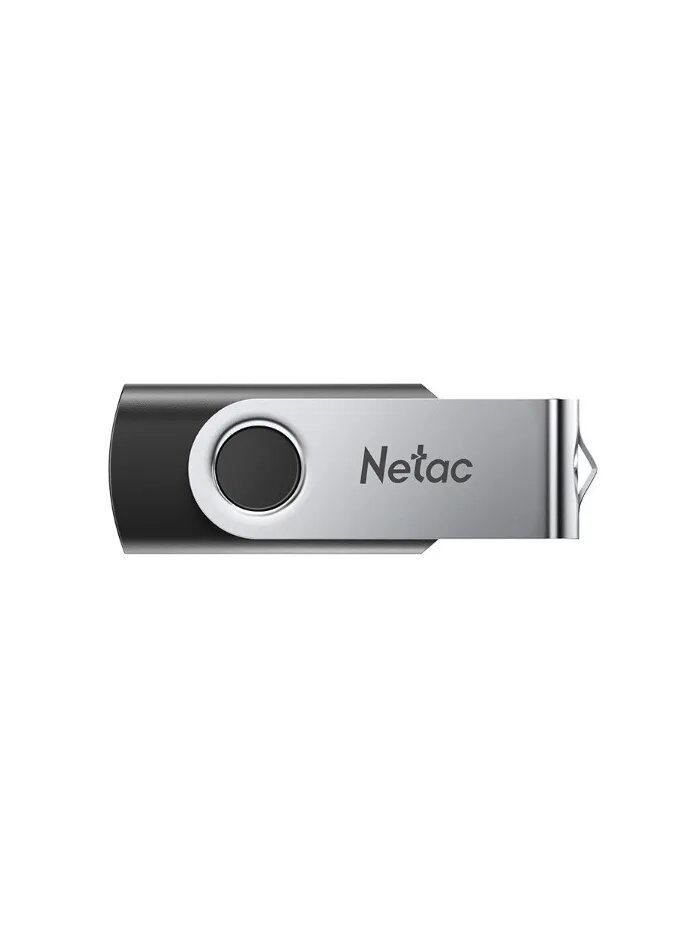 Накопитель Netac U505 NT03U505N-004G-20BK, USB 2.0, 4Гб, черный