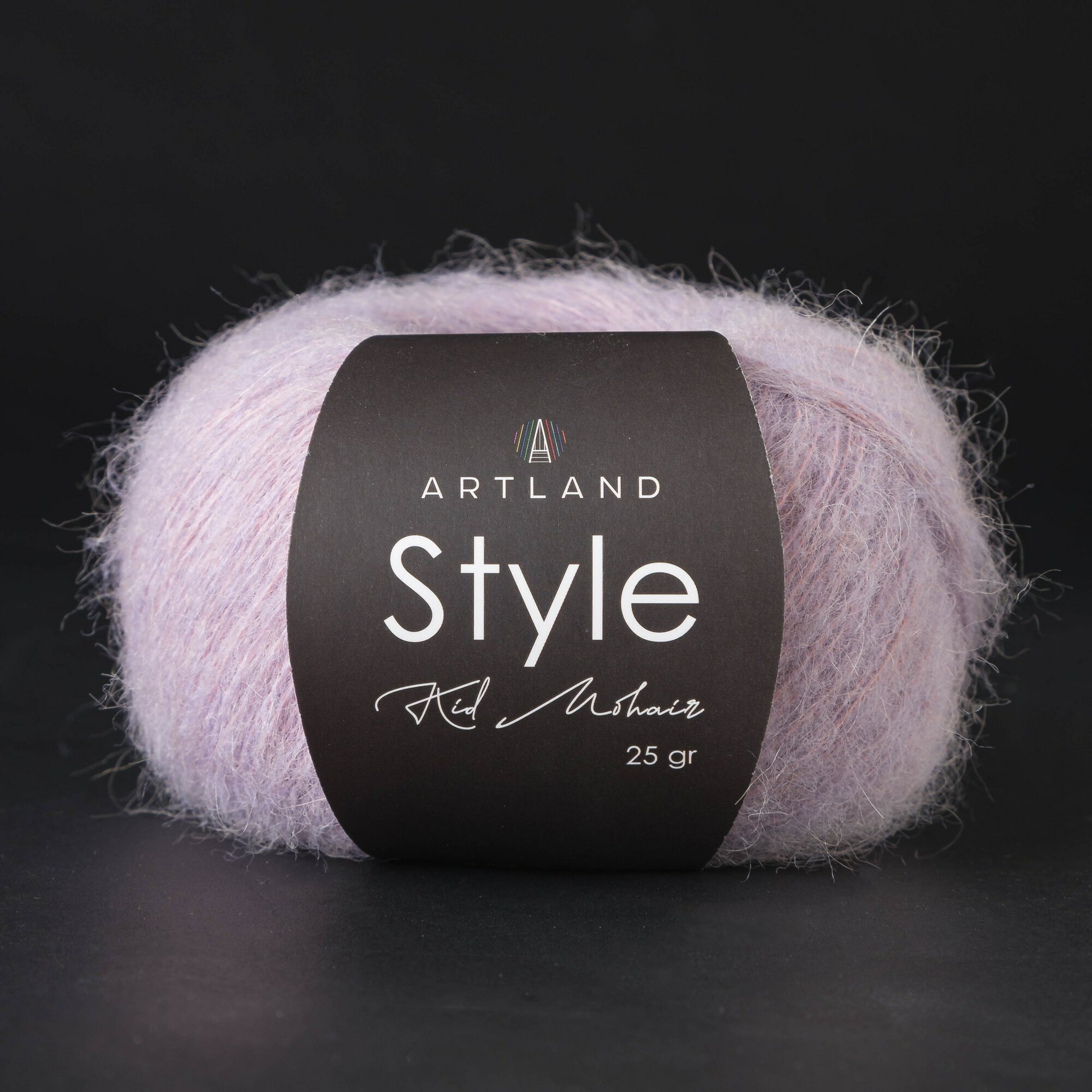 Пряжа для вязания Artland Style Kid Mohair, 1 моток (325 м, 25 гр). Цвет 23 лиловый