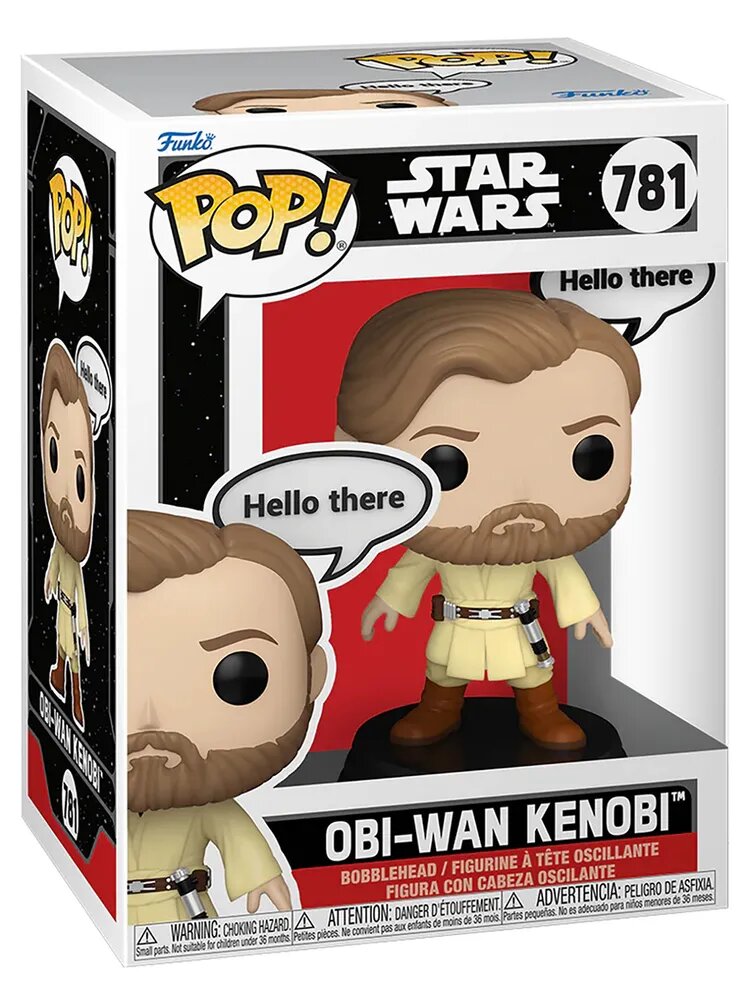 Фигурка Funko Pop! Star Wars Obi-Wan Kenobi 781, 12.2 см, винил