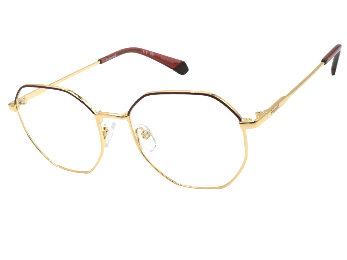 Оправа для очков Polaroid PLD D555 NOA пол Женский форма оправы Геометрическая цвет оправы Золотой