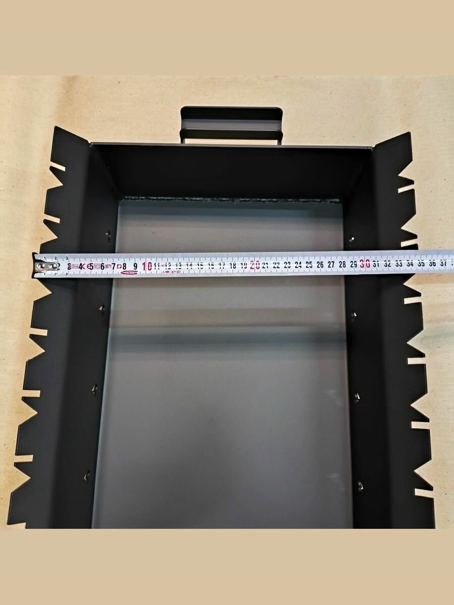 Чаша для мангала с ручками, черная 60*35*15. Горячая Сталь — фото 1