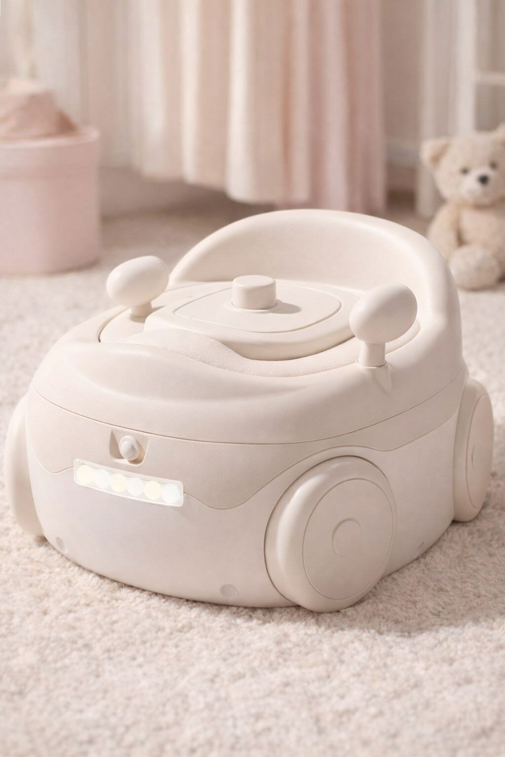 Детский горшок в форме машинки с удобным сиденьем — фото 1