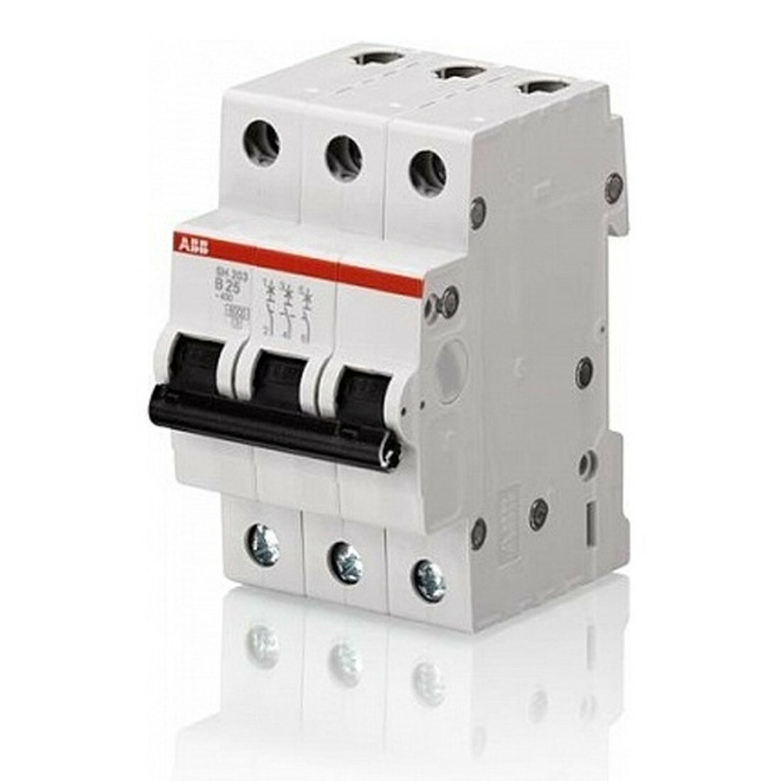 Автоматический выключатель Abb 3p C 20А 6кА SH203, 2CDS213001R0204