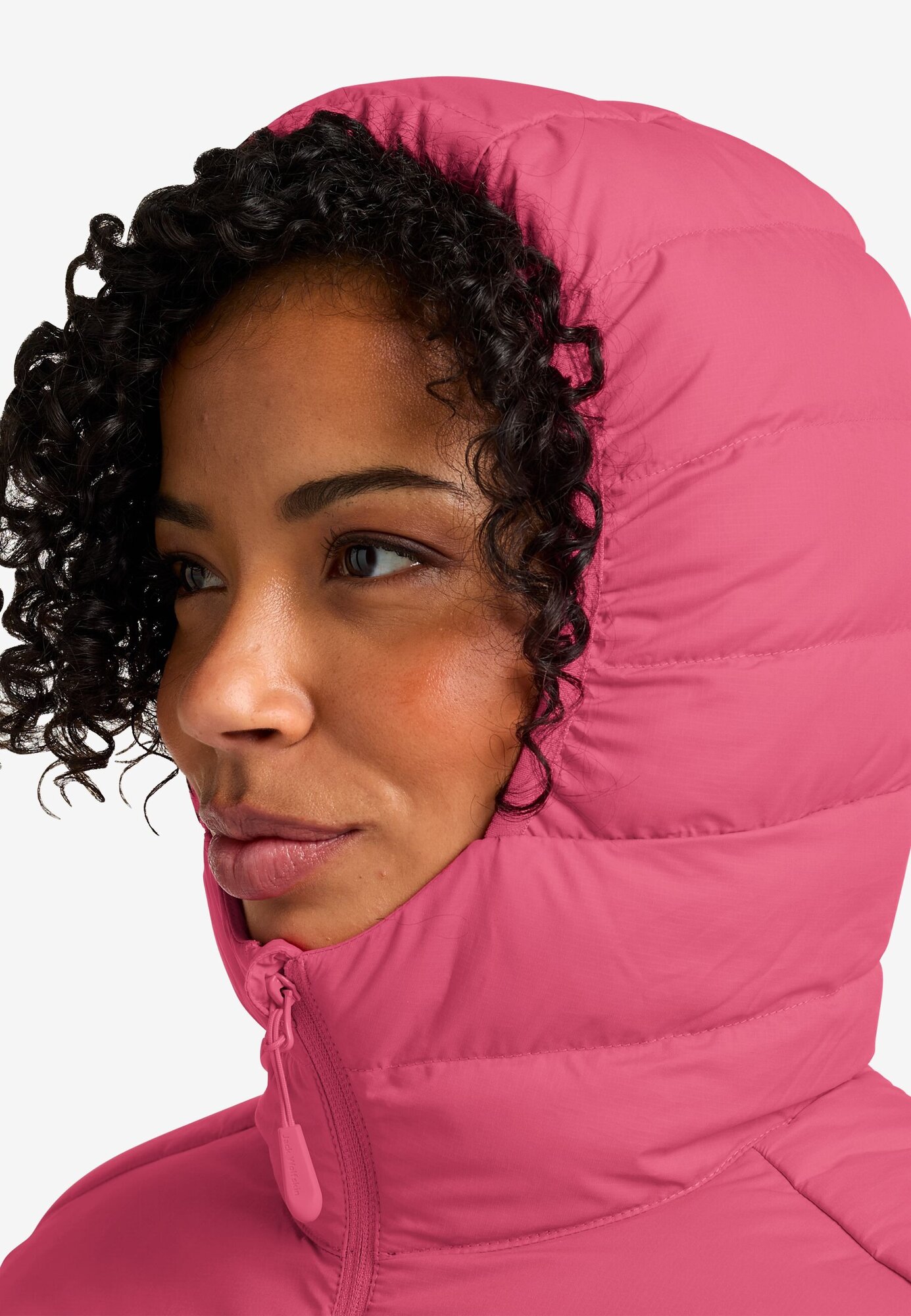 Пуховик Jack Wolfskin Ather, размер XL, розовый — фото 1