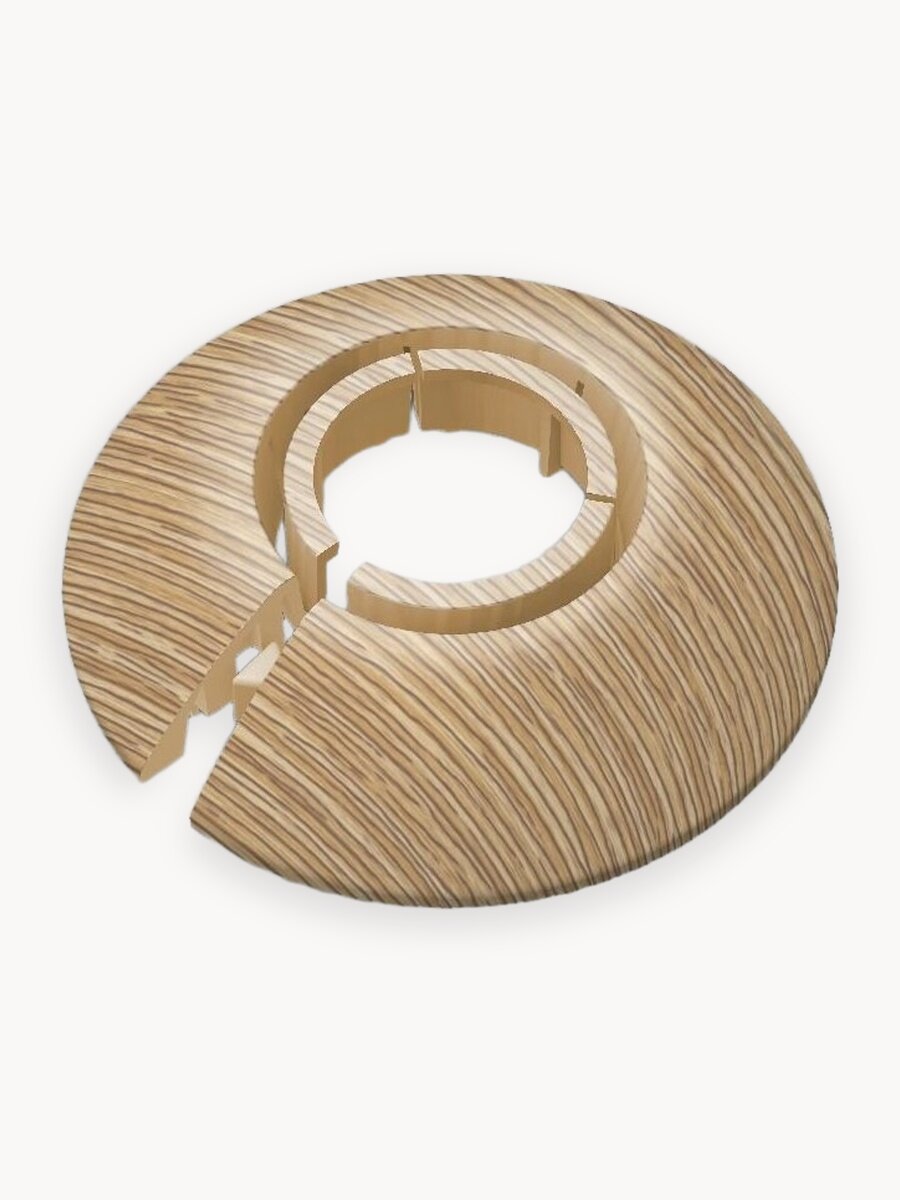 Обвод универсальный IDEAL(Идеал) 211 дуб рустик, накладка (розетта) для труб 16 - 22 мм - 2 шт.