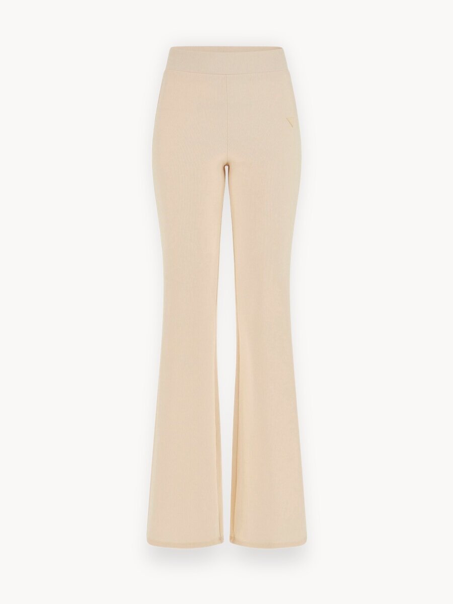 Брюки GUESS, размер S, розовый/белый