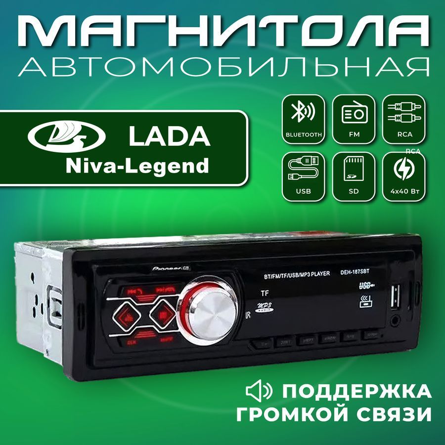 Bada.Boom Автомагнитола, диагональ: 2.2", 1 DIN, 2ГБ/102034ГБ