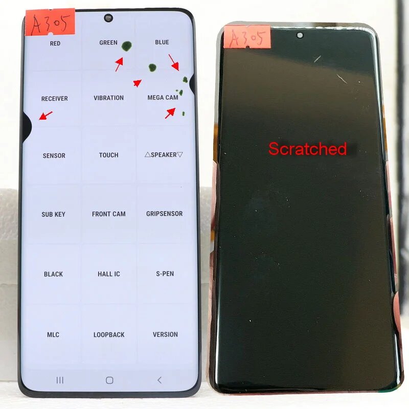 Дисплей AMOLED s21 Ultra для Samsung Galaxy S21 Ultra 5G Lcd G998U G998F G998B/DS Super AMOLED с цифровым преобразователем сенсорного экрана в сборе, NO Frame A305