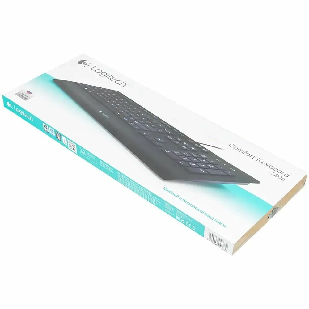 Клавиатура Logitech K280e Corded Keyboard Black — фото 1